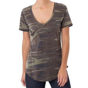 Z Supply Camo V-Neck Tee